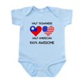 thumbnail image 1 of CafePress - Half Taiwanese Half American Body Suit - Baby Light Bodysuit, Size Newborn - 24 Months, 1 of 4