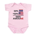 thumbnail image 1 of CafePress - Half Thai Half American Body Suit - Baby Light Bodysuit, Size Newborn - 24 Months, 1 of 4