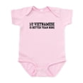 thumbnail image 1 of CafePress - Half Vietnamese Is Better Than None Infant Bodysui - Baby Light Bodysuit, Size Newborn - 24 Months, 1 of 4