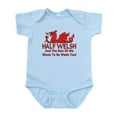 thumbnail image 1 of CafePress - ...Half Welsh... Body Suit - Baby Light Bodysuit, Size Newborn - 24 Months, 1 of 4