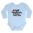 thumbnail image 1 of CafePress - Halfhonduran44 Body Suit - Long Sleeve Cotton Baby Bodysuit, 1 of 4