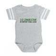 thumbnail image 1 of CafePress - Halfjamaican - Cute Infant Baby Football Bodysuit, 1 of 3