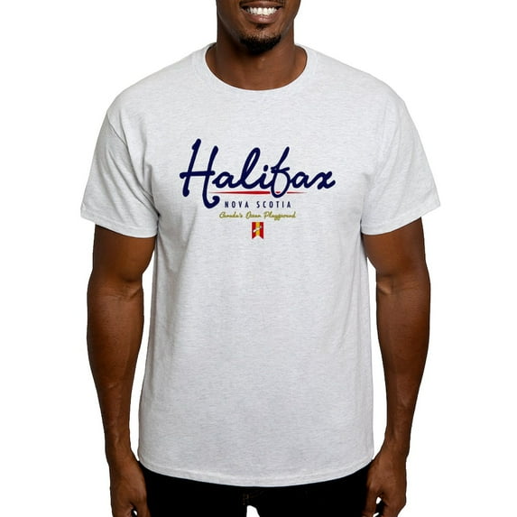 CafePress - Halifax Script Light T Shirt - Men's Classic Graphic T-Shirt