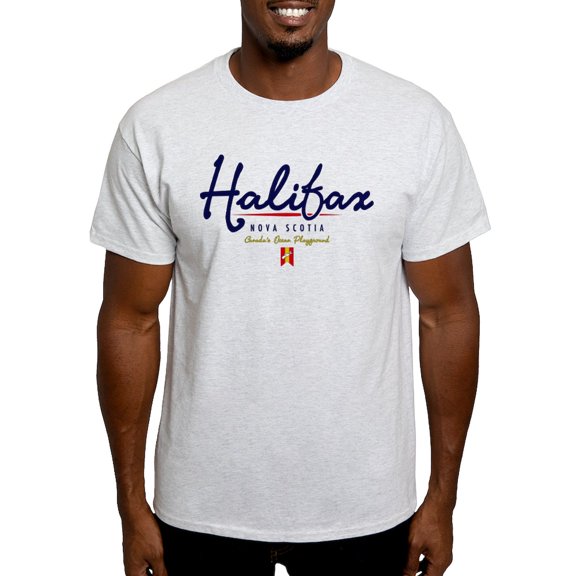 CafePress - Halifax Script Light T Shirt - Men's Classic Graphic T-Shirt