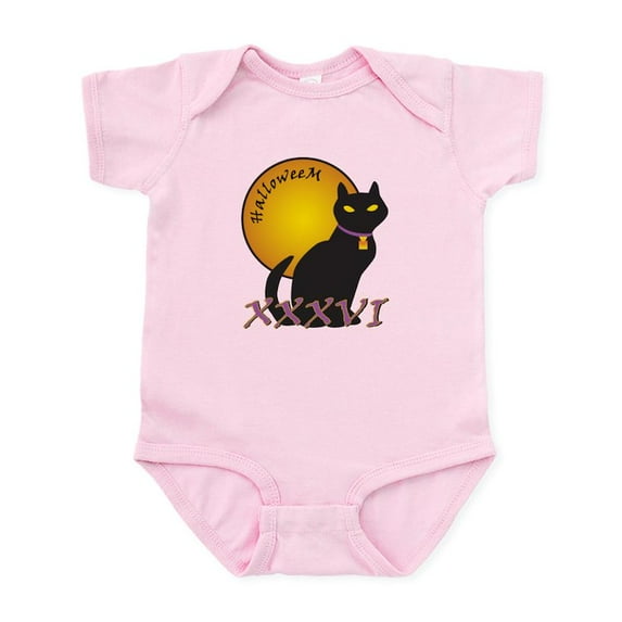 CafePress - Halloweem Cat Infant Bodysuit - Baby Light Bodysuit, Size Newborn - 24 Months