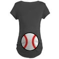 thumbnail image 1 of CafePress - Halloween Baseball Maternity Dark T Shirt - Maternity Dark T-Shirt, 1 of 3