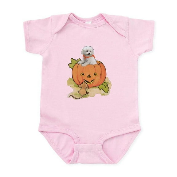 CafePress - Halloween Bichon Infant Bodysuit - Baby Light Bodysuit, Size Newborn - 24 Months