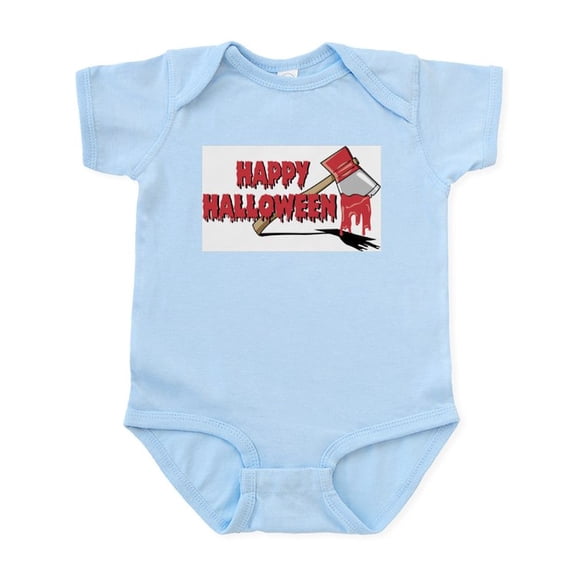 CafePress - Halloween Bloody Ax Infant Bodysuit - Baby Light Bodysuit, Size Newborn - 24 Months