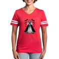 thumbnail image 1 of CafePress - Halloween Bride Women's Football T Shirt - Womens Football Shirt, 1 of 4