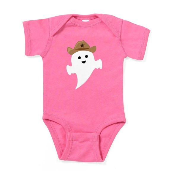 CafePress - Halloween Cowboy Ghost Body Suit - Cute Infant Bodysuit Baby Romper - Size Newborn - 24 Months