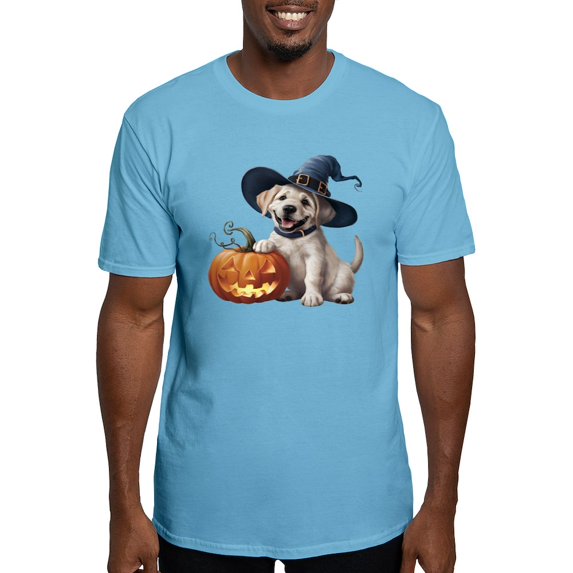 CafePress - Halloween Dog Men's Classic T Shirt - Fitted T-Shirt, Vintage Fit Soft Cotton Tee