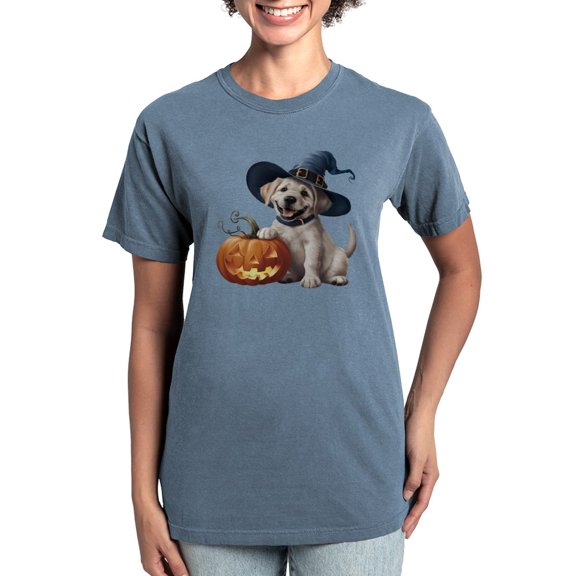 CafePress - Halloween Dog Women's Comfort Colors® T Shirt - Womens Comfort Colors® Shirt