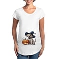 thumbnail image 1 of CafePress - Halloween Dog Women's Maternity T Shirt - Cotton Maternity T-shirt, Cute & Funny Pregnancy Tee, 1 of 4