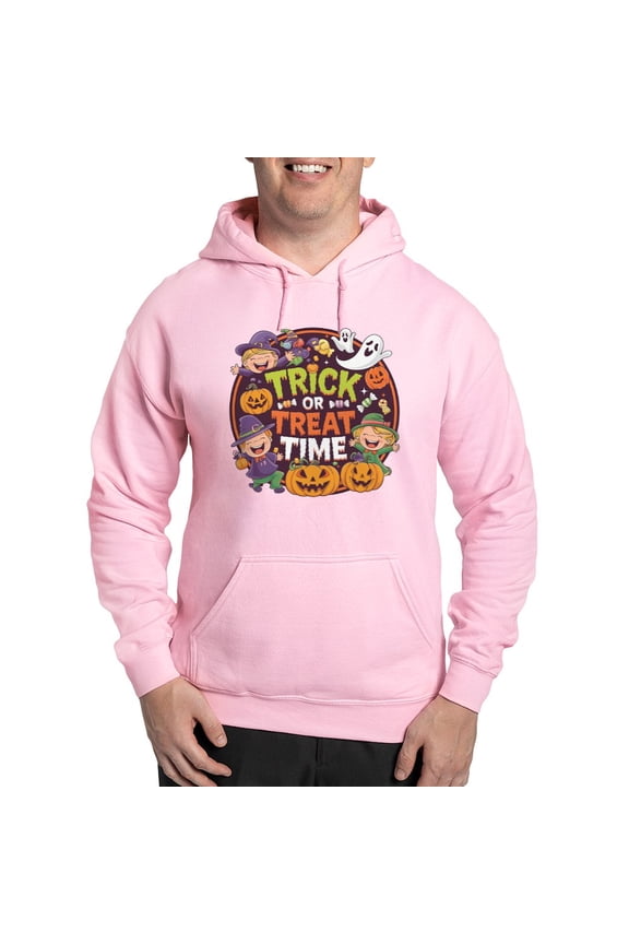 - Halloween Fun: Trick Or Treat Time - Pullover Hoodie, Hooded Sweatshirt