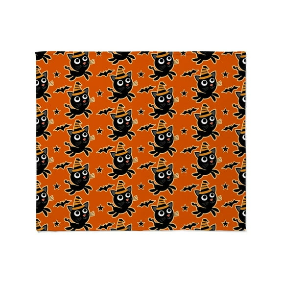 CafePress - Halloween Ghost Pattern - Soft Fleece Throw Blanket, 50"x60" for All Ages
