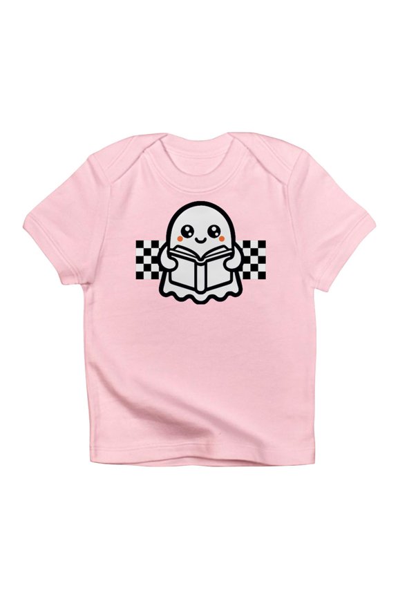- Halloween Ghost Reading School Infant T Shirt - Infant T-Shirt
