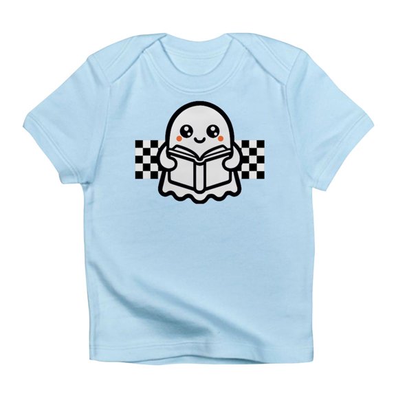 CafePress - Halloween Ghost Reading School Infant T Shirt - Infant T-Shirt