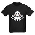 thumbnail image 1 of CafePress - Halloween Ghost Reading School Kids T Shirt - Dark T-Shirt Kids XS-XL, 1 of 4