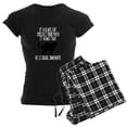thumbnail image 1 of CafePress - Halloween If A Black Cat Crosses Your Path Pajamas - Women's Short Sleeve Print T-Shirt and Pants Dark Cotton Pajama Set, 1 of 7