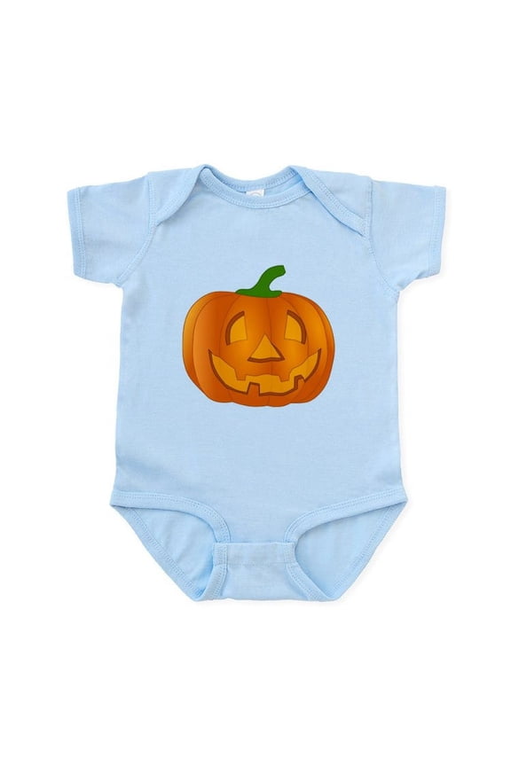- Halloween Jack O Lantern Pumpkin Body Suit - Baby Light Bodysuit, Size Newborn - 24 Months