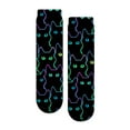 thumbnail image 1 of CafePress - Halloween Kitty Cat - Unisex Novelty Printed Crew Adult Socks, 1 of 5
