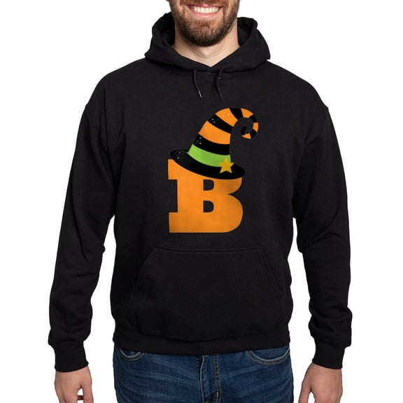 CafePress - Halloween Letter B Witch Monogram Hoodie (Dark) - Pullover Hoodie, Classic, Comfortable Hooded Sweatshirt