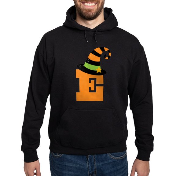 CafePress - Halloween Letter E Witch Monogram Hoodie (Dark) - Pullover Hoodie, Classic, Comfortable Hooded Sweatshirt