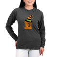 thumbnail image 1 of CafePress - Halloween Letter E Witch Monogram Women's Long Sle - Women's Long Sleeve Graphic Tee Casual Fit, 1 of 4