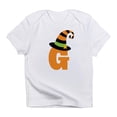 thumbnail image 1 of CafePress - Halloween Letter G Witch Monogram Infant T Shirt - Infant T-Shirt, 1 of 4