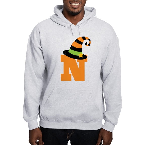 CafePress - Halloween Letter N Witch Monogram Hooded Sweatshir - Pullover Hoodie, Hooded Sweatshirt