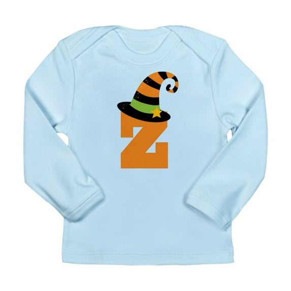 CafePress - Halloween Letter Z Witch Monogram Long Sleeve Infa - Long Sleeve Infant T-Shirt