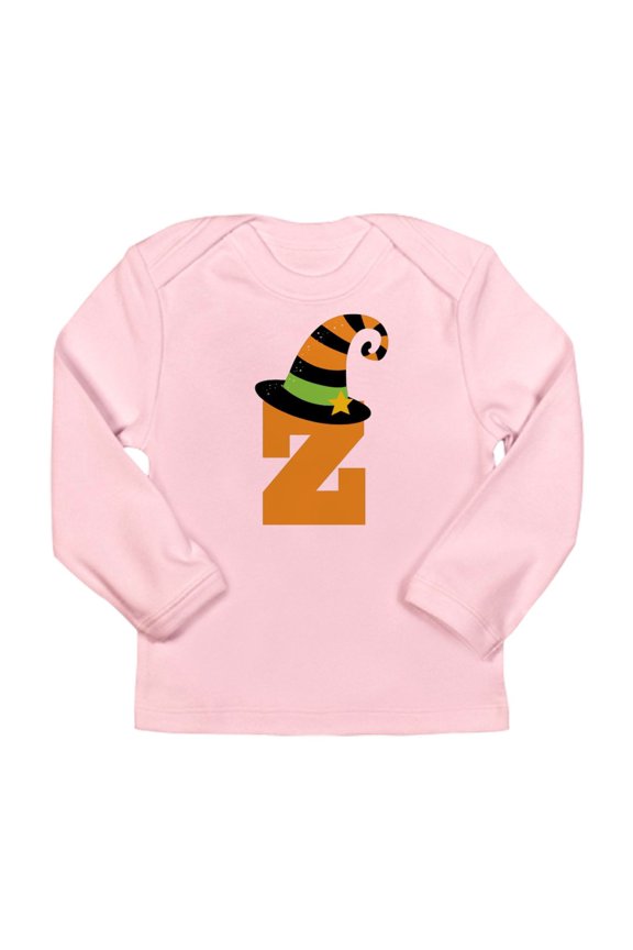 - Halloween Letter Z Witch Monogram Long Sleeve Infa - Long Sleeve Infant T-Shirt