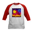 thumbnail image 1 of CafePress - Halloween Modern Abstract Oil Painting Kids Baseball T Shirt - Kids Cotton Baseball Jersey, 3/4 Sleeve Shirt, 1 of 4