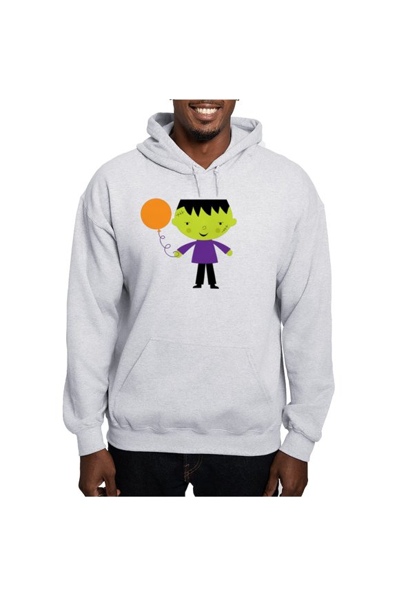 - Halloween Monster Cute Hooded Sweatshirt - Pullover Hoodie, Hooded Sweatshirt
