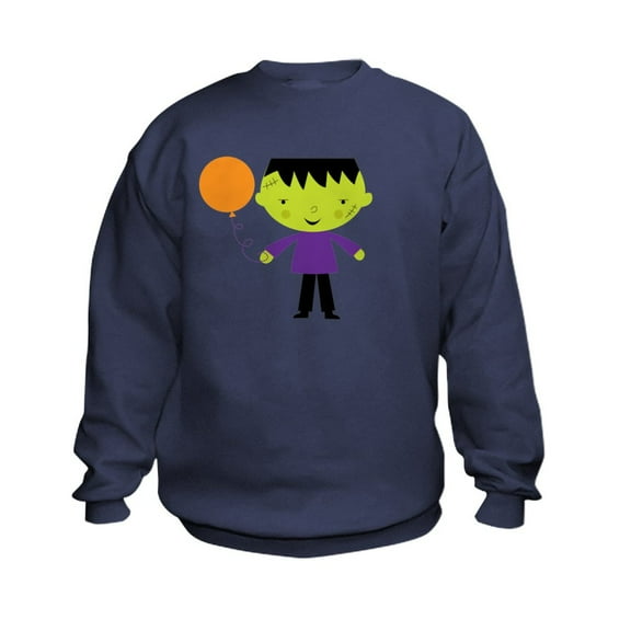 CafePress - Halloween Monster Cute Kids Sweatshirt - Kids Sweatshirt, Youth Crew Neck Sweatshirt