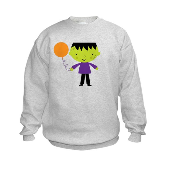 CafePress - Halloween Monster Cute Kids Sweatshirt - Kids Sweatshirt, Youth Crew Neck Sweatshirt