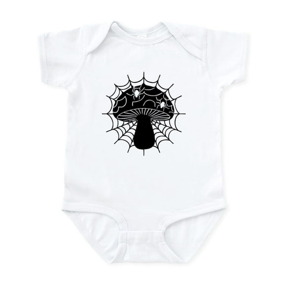 CafePress - Halloween Mushroom - Baby Light Bodysuit, Size Newborn - 24 Months