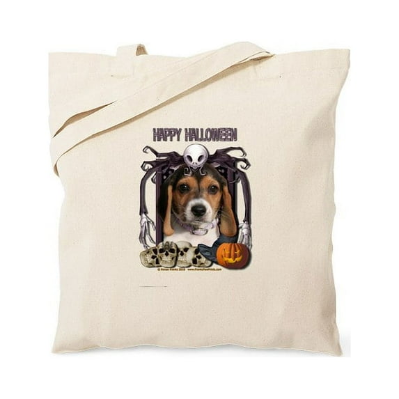 CafePress - Halloween Nightmare Beagle Tote Bag - Unisex Canvas Tote Bag, Beige, 1-Piece