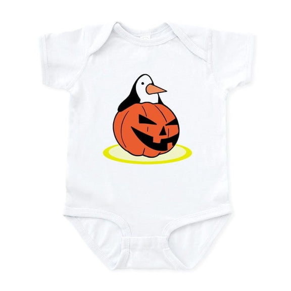 CafePress - Halloween Penguin Infant Bodysuit - Baby Light Bodysuit, Size Newborn - 24 Months
