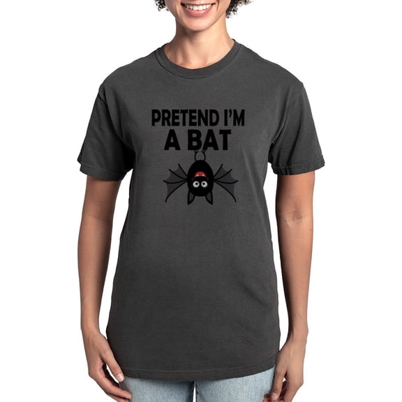 CafePress - Halloween Pretend Im A Bat T Shirt - Womens Comfort Colors® Shirt