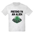 thumbnail image 1 of CafePress - Halloween Pretend Im An Alien T Shirt - Light Classic Kids Graphic, Short Sleeve T-Shirt, Sizes XS-XL, 1 of 4