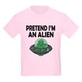 thumbnail image 1 of CafePress - Halloween Pretend Im An Alien T Shirt - Light Classic Kids Graphic, Short Sleeve T-Shirt, Sizes XS-XL, 1 of 4
