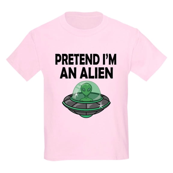 CafePress - Halloween Pretend Im An Alien T Shirt - Light Classic Kids Graphic, Short Sleeve T-Shirt, Sizes XS-XL
