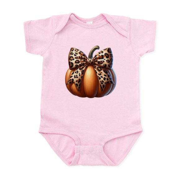 CafePress - Halloween Pumpkin Bow - Baby Light Bodysuit, Size Newborn - 24 Months
