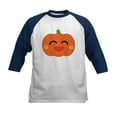 thumbnail image 1 of CafePress - Halloween Pumpkin Kids Baseball Jersey - Kids Cotton Baseball Jersey, 3/4 Sleeve Shirt, 1 of 4