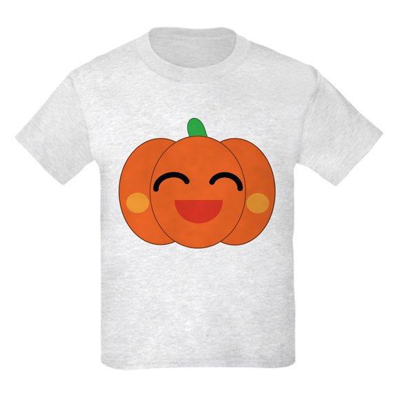 CafePress - Halloween Pumpkin Kids Light T Shirt - Light Classic Kids Graphic, Short Sleeve T-Shirt, Sizes XS-XL