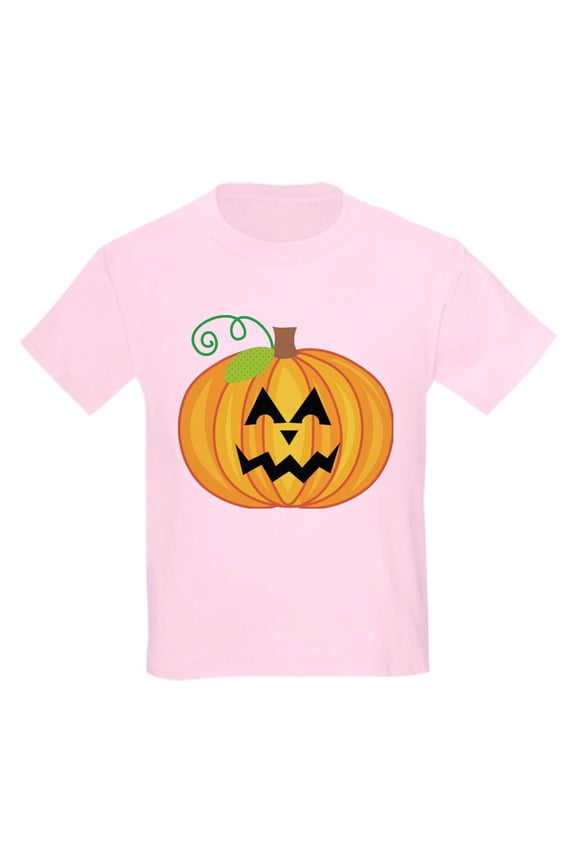 - Halloween Pumpkin With Jack O Lantern Face 1 Kids T Shirt - Light Classic Kids Graphic, Short Sleeve T-Shirt, Sizes XS-XL