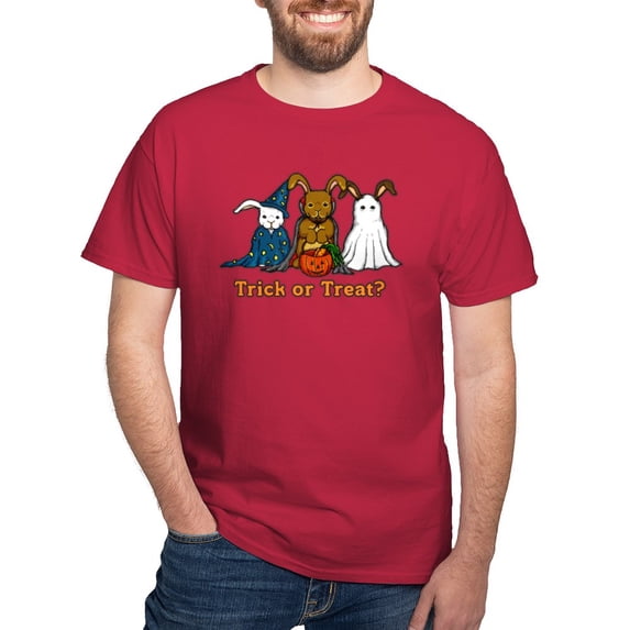 CafePress - Halloween Rabbits Dark T Shirt - Men's Classic Graphic Cotton T-Shirt