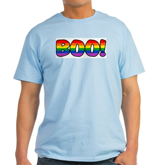 CafePress - Halloween Rainbow BOO Light T Shirt - Men's Classic Graphic T-Shirt