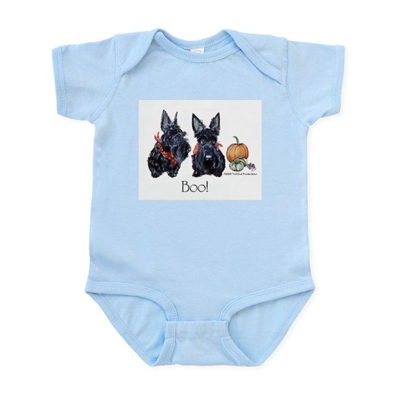 CafePress - Halloween Scotties Infant Bodysuit - Baby Light Bodysuit, Size Newborn - 24 Months
